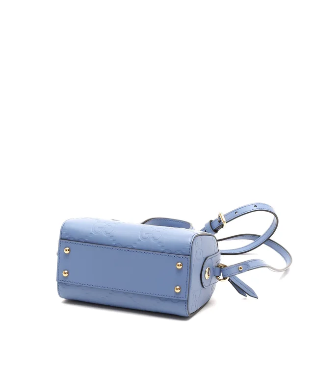 Gucci GG Super Mini Boston Bag in Canvas from A Retro Tale, photo 4 of 8