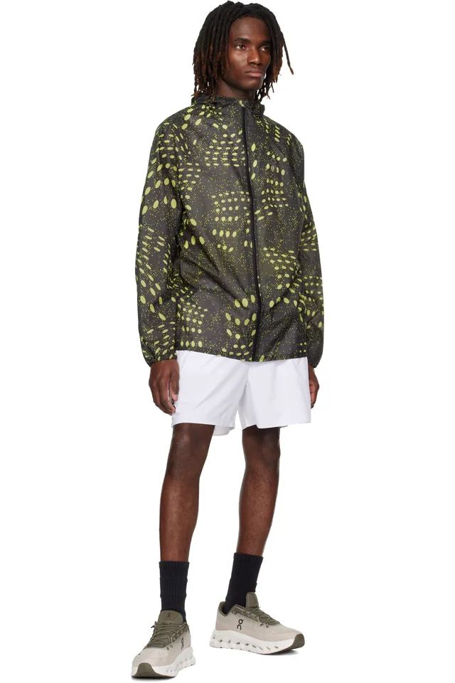 On Black & Green Ultra Running Jacket, photo 4 of 4 from SSENSE