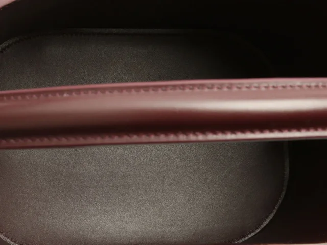Celine Medium Deep Burgundy Louise in Burgundy Leather from Ann's Fabulous Finds, photo 9 of 10