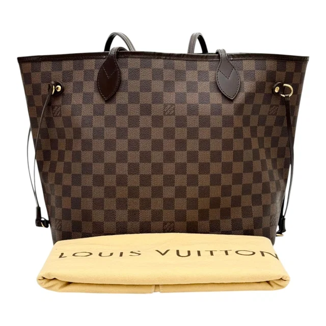 Louis Vuitton Neverfull MM 31cm in Damier Ebene in Brown from Luxury Promise