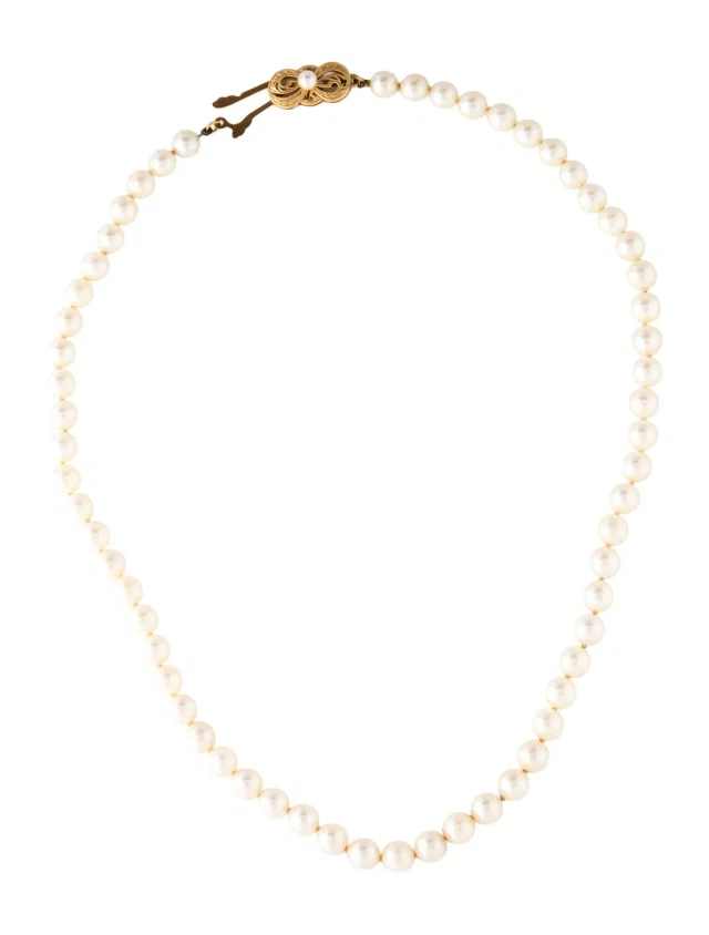 Mikimoto 18K Pearl Bead Strand Necklace, 16" in multicolor from The RealReal