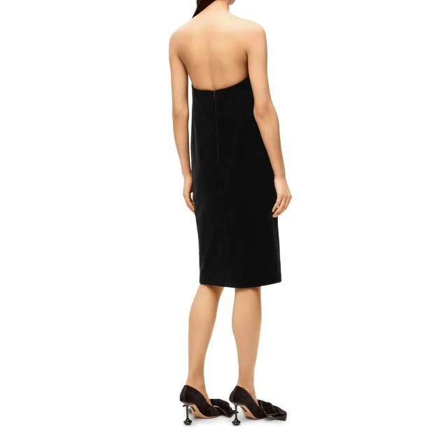 Loewe Bustier Velvet Dress, photo 3 of 3 from Balardi