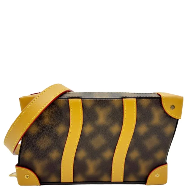 Louis Vuitton Virgil Abloh Soft Trunk Monogram Blurry Messenger Bag Brown in Brown Coated canvas from Dallas Designer Handbags