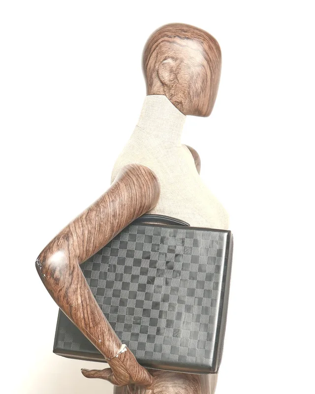 Louis Vuitton Damier Infini Luke Business Bag in Suede from A Retro Tale, photo 11 of 11