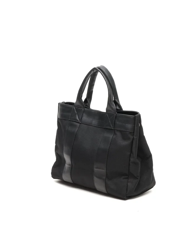 Saint Laurent Logo Plate Tote Bag in Canvas from A Retro Tale, photo 3 of 8