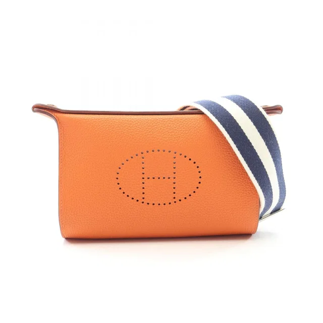 Hermès Shoulder Bag Vide Poche Orange in Orange Togo leather from The Reluxe