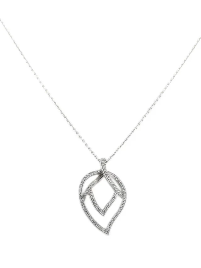 Piaget pre-owned white gold diamond necklace - women - White Gold/Diamond - One Size - Silver in silver|gray from Farfetch