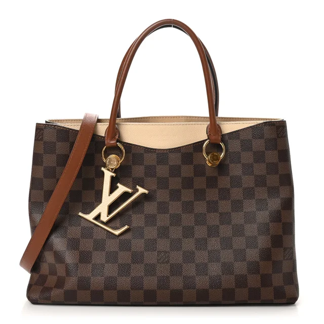 Louis Vuitton Riverside Damier Ebene Coated Canvas Bag - Brown in Brown Coated canvas from H&T