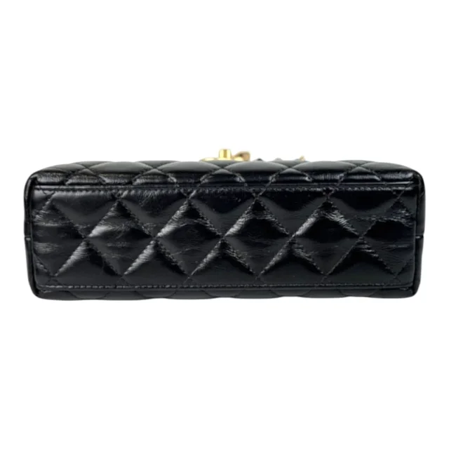 Chanel Black Mini Kelly Tote Bag with GHW in Black from Luxury Promise, photo 5 of 6