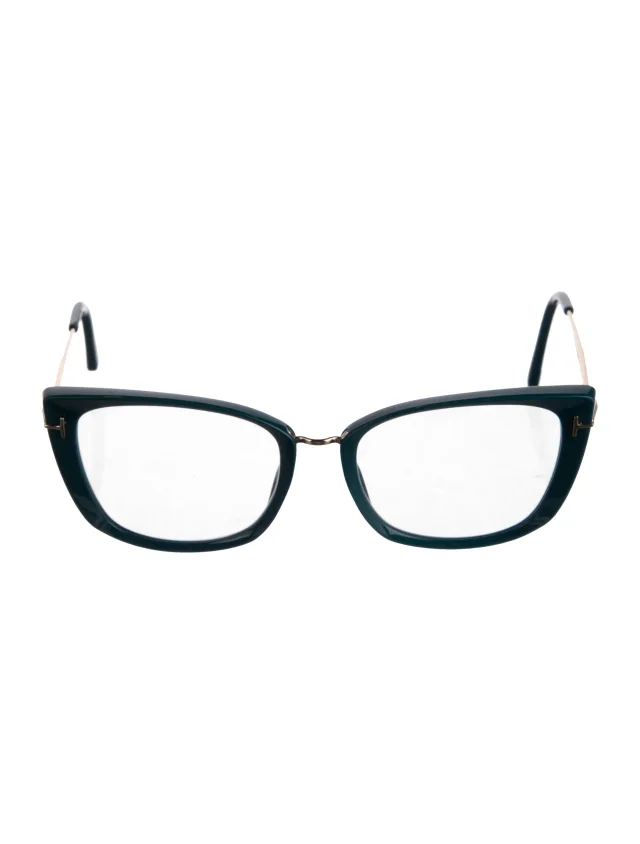 Tom Ford Cat-Eye Eyeglasses in blue from The RealReal