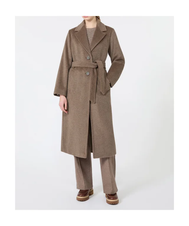 Weekend Max Mara Wool and alpaca teddy long coat, photo 2 of 5 from SENSER
