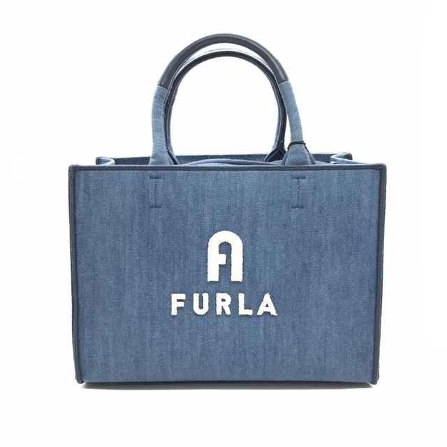 Furla Opportunity Tote Shoulder Bag Blue in blue from Poshmark