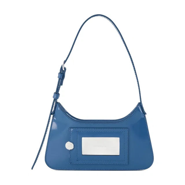 Acne Studios Platt Micro Shoulder Bag — Blue Calfskin in Blue Calfskin from HEWI