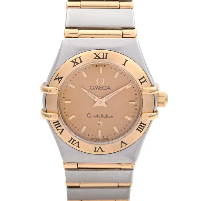 Omega Constellation Mini 136210 Quartz Champagne from VINTAGE QOO TOKYO