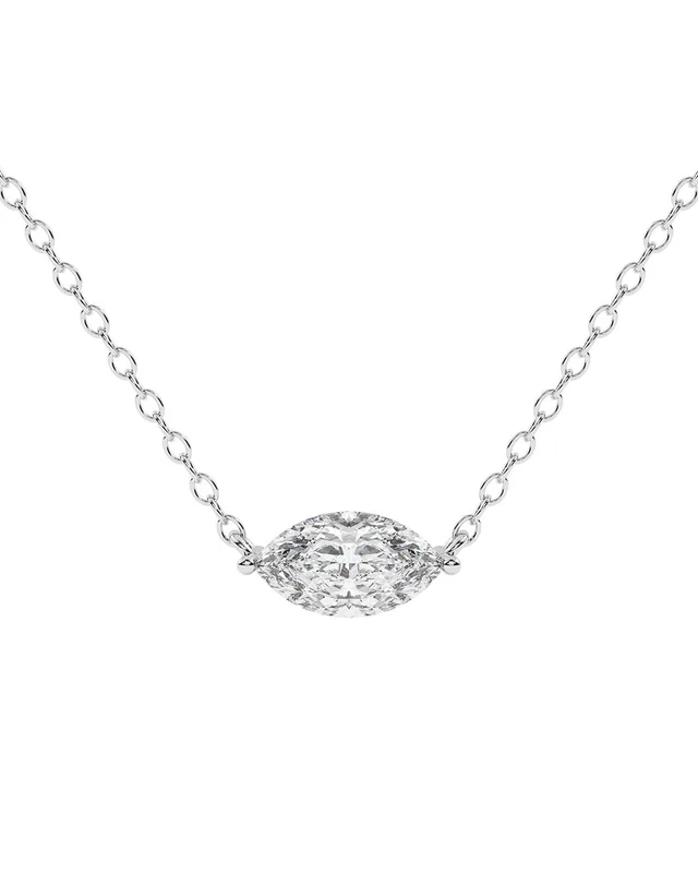 Lab Grown Diamonds 14K 1.00 ct. tw. Lab-Grown Diamond Necklace, image 1 of 1 from Gilt