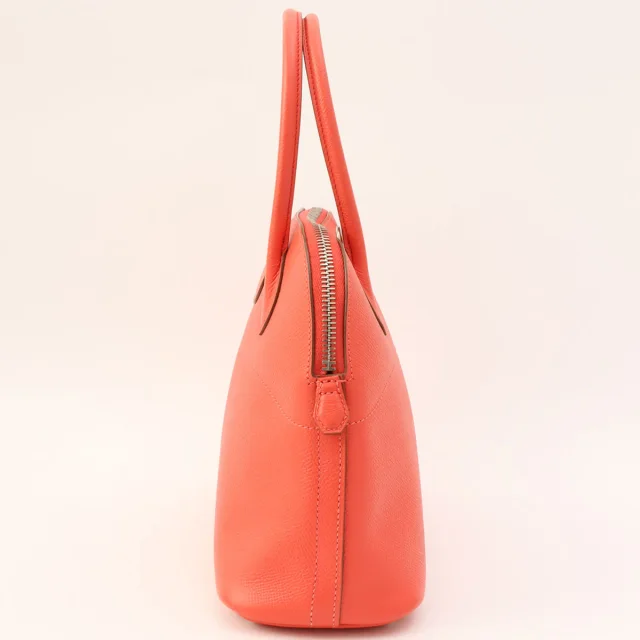 Hermès 2012 Bolide 27 Rose Jaipur in Pink Epsom leather from VINTAGE QOO TOKYO, photo 4 of 12