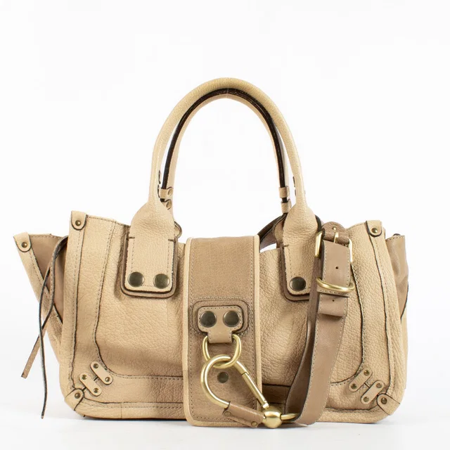 Chloé Beige Shoulder bag in Beige Leather from Labellov