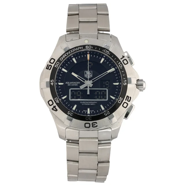 TAG Heuer Aquaracer CAF1010 44mm Stainless Steel Watch from H&T