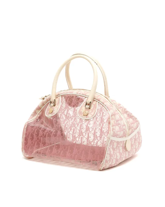 Dior Vinyl Diorissimo Girly Bowling Bag in Canvas from A Retro Tale, photo 3 of 12