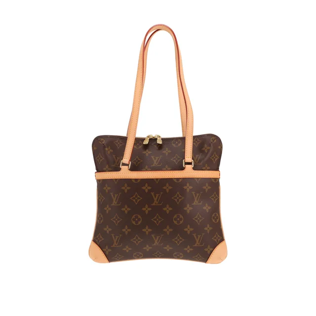 Louis Vuitton handbag: ‘Coussin’ in brown Monogram canvas and natural leather in Brown Coated canvas from Collector Square, photo 2 of 3