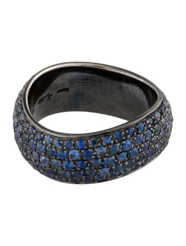 Pomellato 18K 1.72ctw Sapphire Eternity Band in multicolor from The RealReal