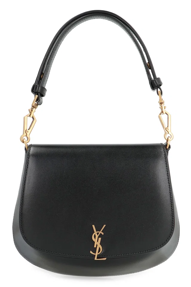 Saint Laurent Voltaire Shoulder Bag — Black Calfskin in Black Calfskin from HEWI