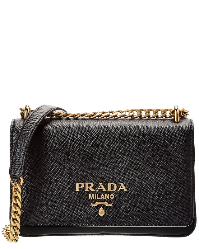 Prada Saffiano Leather & Nylon Crossbody, image 1 of 1 from Gilt