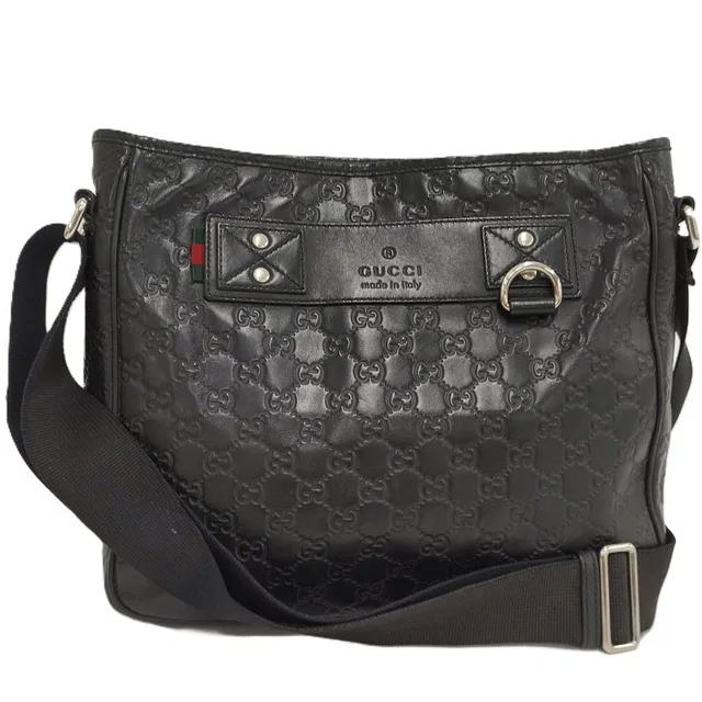 Gucci Guccissima Shoulder Bag in Leather from The Reluxe
