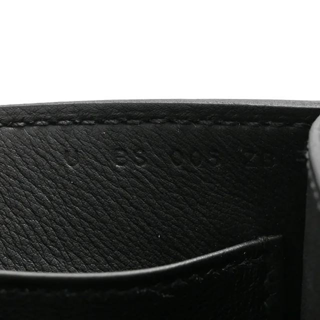 Hermès Chevre Mysore Geta Black in Black Goatskin from FASHIONPHILE, photo 7 of 10