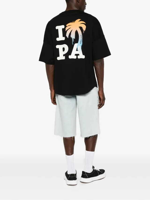 Palm Angels palm tree-print T-shirt, photo 2 of 2 from FARFETCH