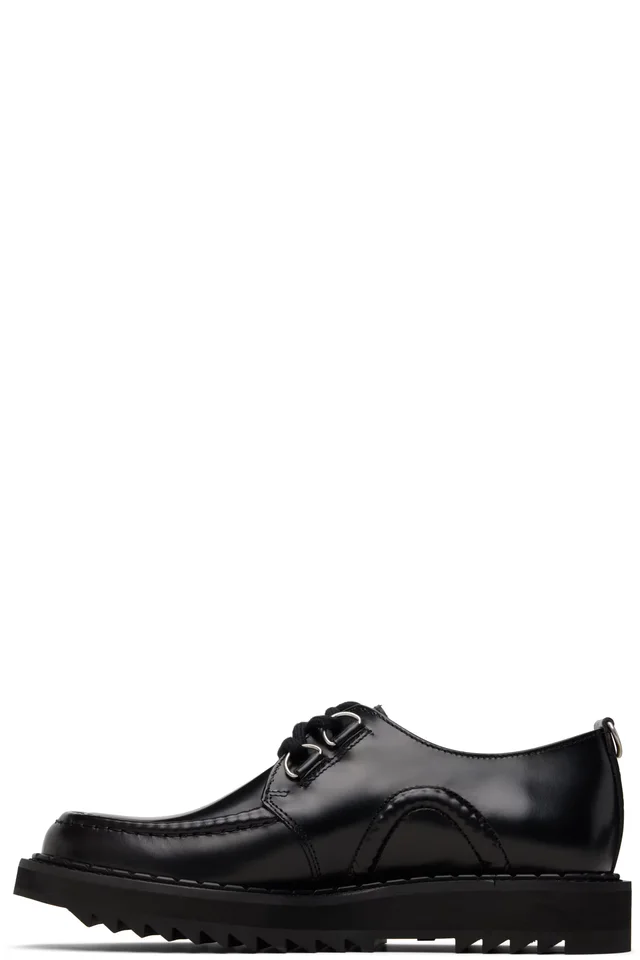 George Cox Black Ripple Viking Derbys, photo 3 of 5 from SSENSE