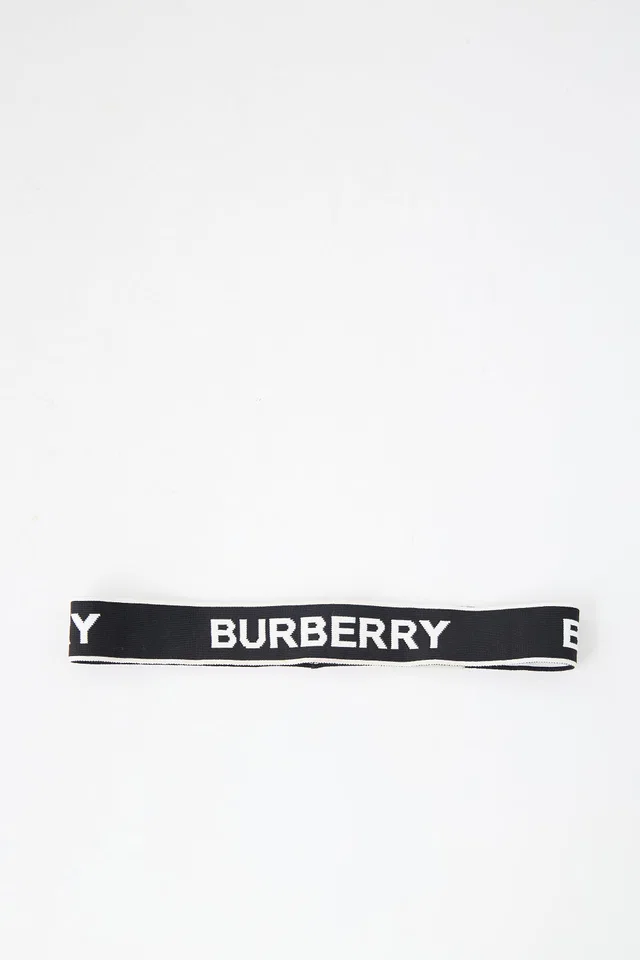 Burberry Elastic Logo Headband in Nylon from VSP Consignment