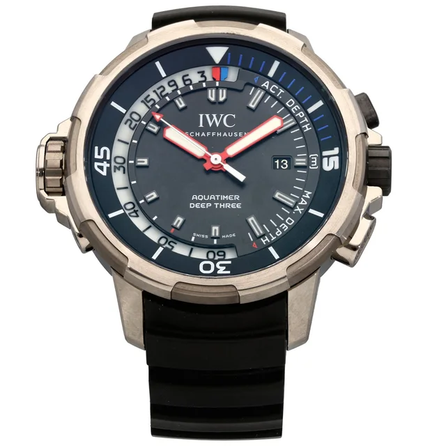 IWC Aquatimer IW355701 46mm Titanium Watch from H&T
