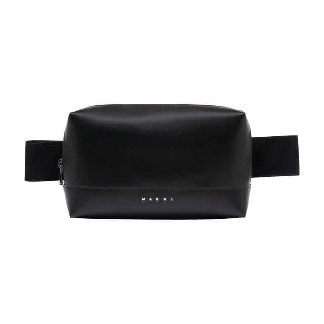 Marni Quilted Nylon Belt Bag — Black Synthetic in Black Nylon from HEWI