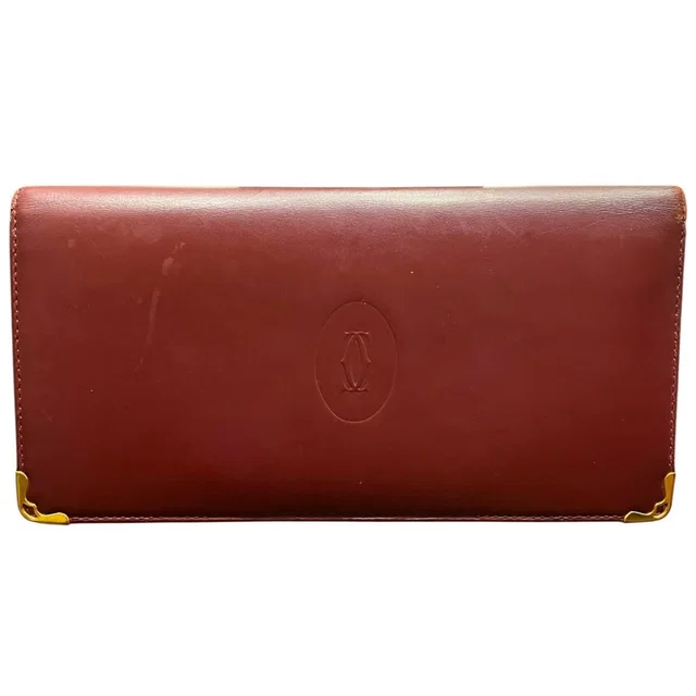 Cartier Must Line Leather Long Wallet in Leather from LuxUness