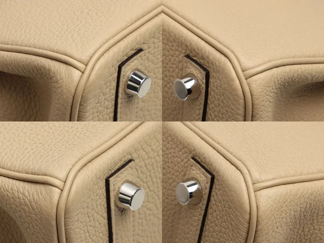 Hermès Trench and Bougainvillea Togo Verso Birkin 25 in Togo leather from Ann's Fabulous Finds, photo 3 of 3