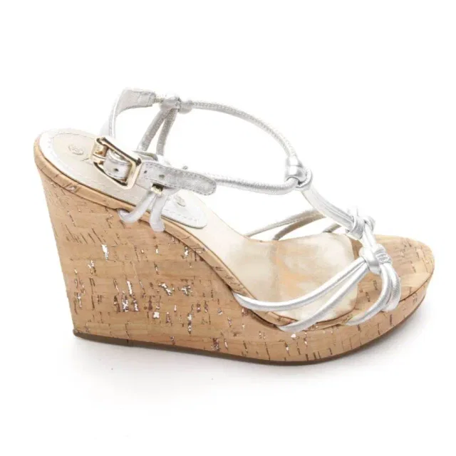 Celine Wedges EUR 36,5 Silber in Metallic from Buddy And Selly