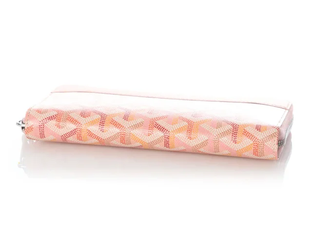 Goyard LE Rose Matignon Zip Around Wallet in Pink Canvas from Ann's Fabulous Finds, photo 6 of 9