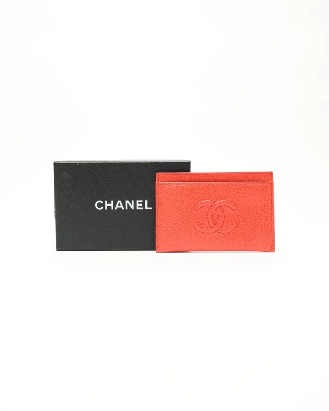 Chanel Coco Mark Caviar Card Holder in Caviar leather from A Retro Tale, photo 2 of 9