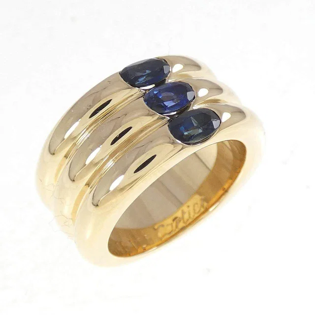 Cartier Ellipse Au750 Sapphire Ring Size 47 from LuxUness