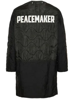 Oamc Quilted jacket with center button fastening in 100% Polyamide, 100% Polyester, photo 7 of 9 from LUISAVIAROMA