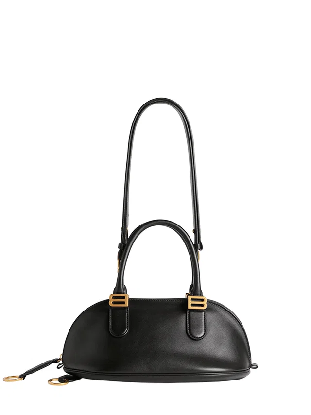 Balenciaga Bolero Shoulder Bag — Black Calf Leather in Black Calfskin from HEWI