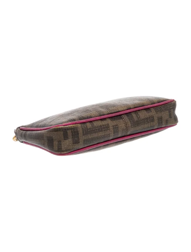 Fendi Zucca FF Pochette in Canvas from The RealReal, photo 5 of 5