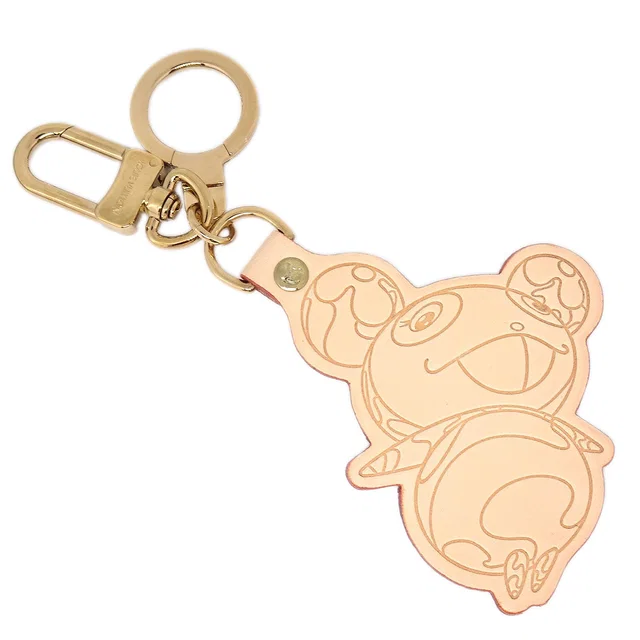 Louis Vuitton 2004 Porte Cles Panda Key Holder Charm M62637 Small Good in Leather from AMORE Vintage Tokyo