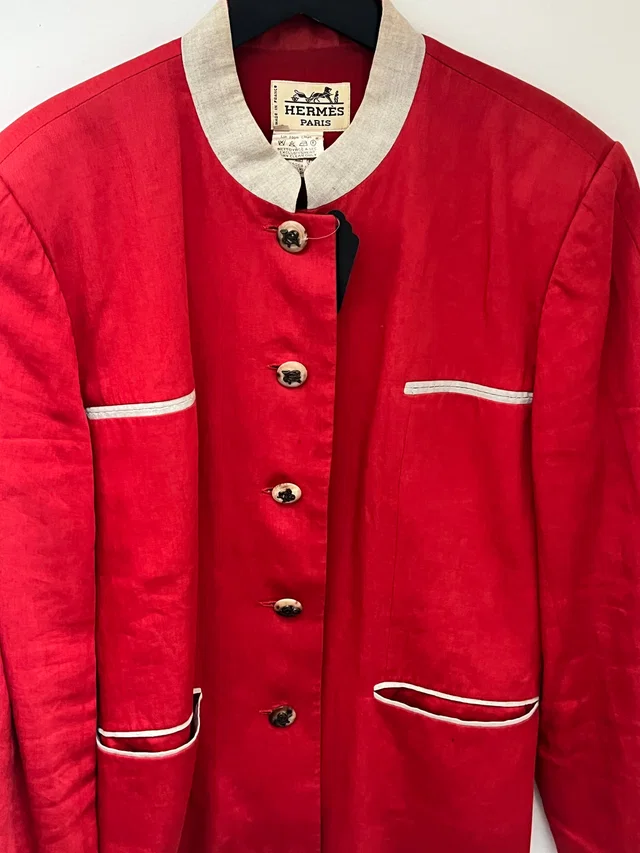 Hermès swild silk haunting jacket in Silk from Luxury Promise