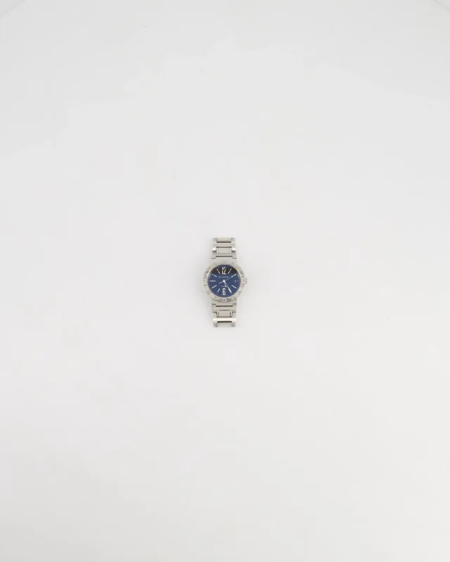 Bvlgari Stainless Steel BB 38 SS Automatic Watch With Black Face in Black from Sellier, photo 8 of 11