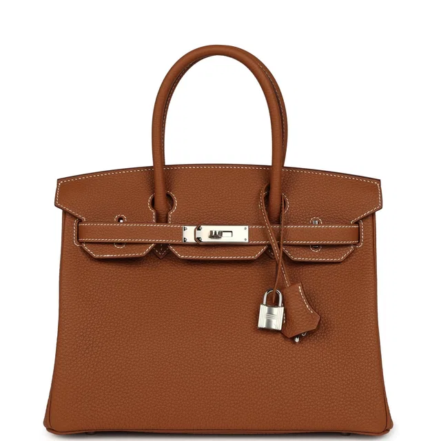Hermès Birkin 30 Gold Togo Palladium Hardware in Gold Togo leather from Madison Avenue Couture