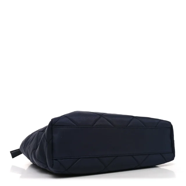 Prada Re-Nylon Saffiano Stitched Re-Edition 1995 Chaine Shoulder Bag Navy in Navy Saffiano leather from FASHIONPHILE, photo 4 of 11