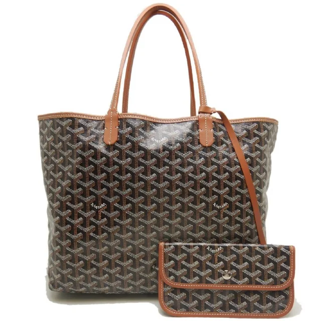 Goyard Saint Louis Pm Stlouipmlty01cl03p Tote Bag, Goyardine Canvas, Black/Ta... in black Canvas from Poshmark, photo 1 of 1