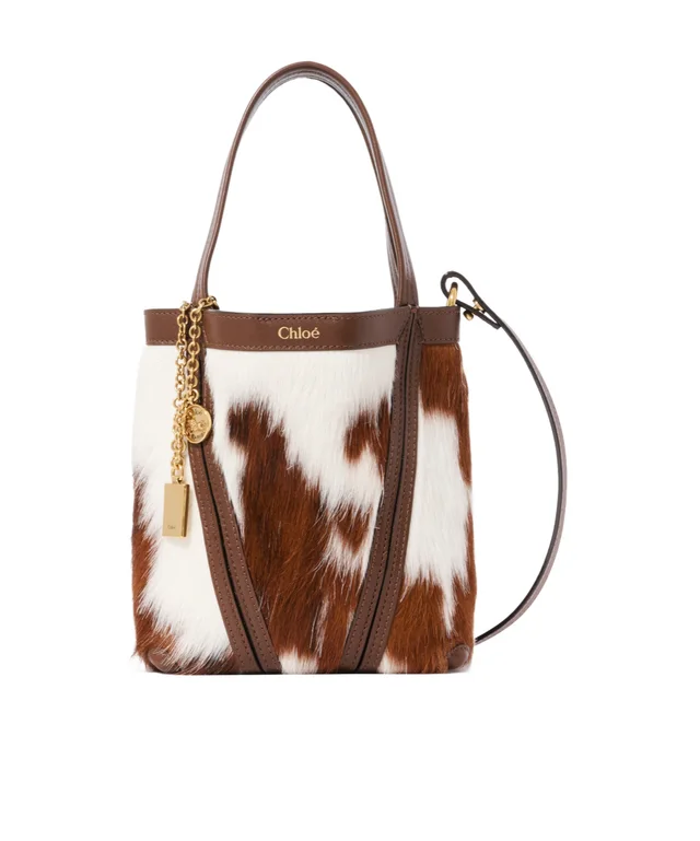 Small Chloé Spin tote bag in hair-on leather from SENSER, photo 1 of 1